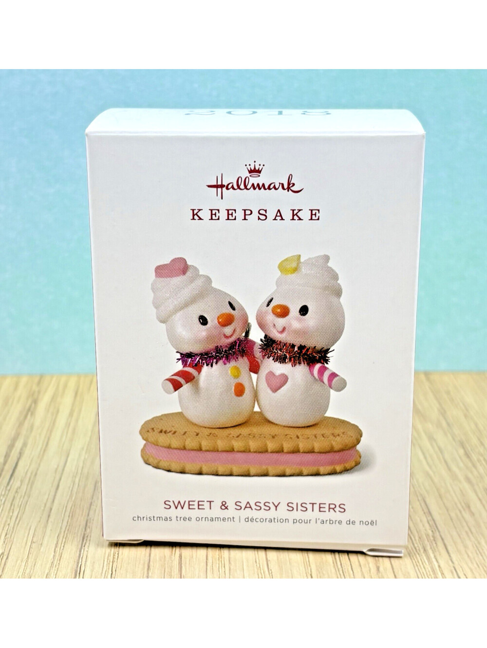 Hallmark Sweet And Sassy Sisters Keepsake Christmas Tree Ornament 2018